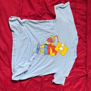 BART Simpson Graphic T-Shirt - Light Blue